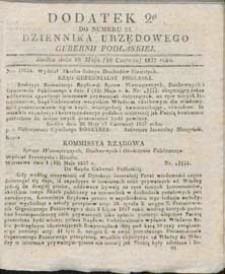 Dziennik Urzędowy Gubernii Podlaskiej 1837 nr 23 (dodatek 2)