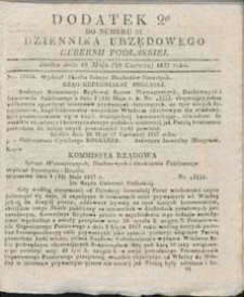Dziennik Urzędowy Gubernii Podlaskiej 1837 nr 23 (dodatek 2)