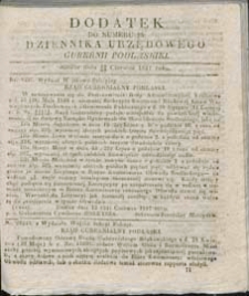 Dziennik Urzędowy Gubernii Podlaskiej 1837 nr 25 (dodatek)