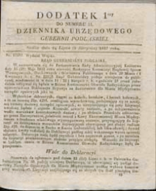 Dziennik Urzędowy Gubernii Podlaskiej 1837 nr 31 (dodatek 1)