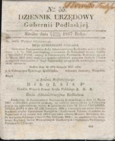 Dziennik Urzędowy Gubernii Podlaskiej 1837 nr 35