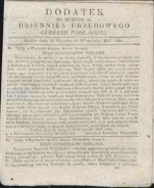 Dziennik Urzędowy Gubernii Podlaskiej 1837 nr 36 (dodatek)