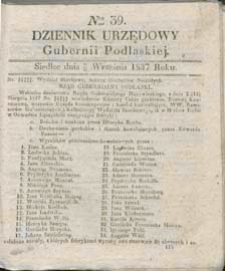 Dziennik Urzędowy Gubernii Podlaskiej 1837 nr 39