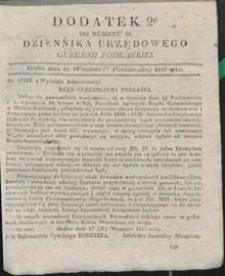 Dziennik Urzędowy Gubernii Podlaskiej 1837 nr 40 (dodatek 2)