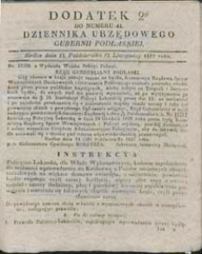 Dziennik Urzędowy Gubernii Podlaskiej 1837 nr 44 (dodatek 2)