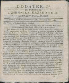 Dziennik Urzędowy Gubernii Podlaskiej 1837 nr 44 (dodatek 3)