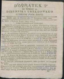 Dziennik Urzędowy Gubernii Podlaskiej 1837 nr 44 (dodatek 4)