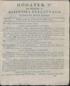 Dziennik Urzędowy Gubernii Podlaskiej 1837 (dodatek 2)