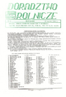 Doradztwo Rolnicze R.2 (1991) nr 6