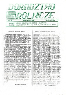 Doradztwo Rolnicze R.2 (1991) nr 9