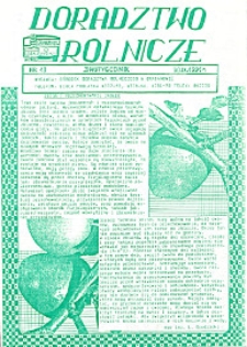 Doradztwo Rolnicze R.2 (1991) nr 19