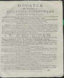 Dziennik Urzędowy Gubernii Podlaskiej 1837 (dodatek)