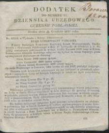 Dziennik Urzędowy Gubernii Podlaskiej 1837 nr 50 (dodatek)