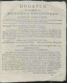 Dziennik Urzędowy Gubernii Podlaskiej 1837 nr 52 (dodatek)