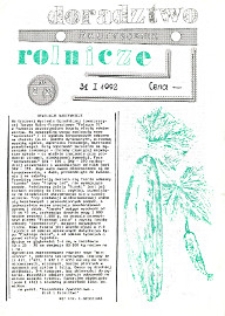 Doradztwo Rolnicze R. 3 (1992) nr 2 (27)