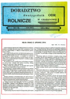Doradztwo Rolnicze R. 4 (1993) nr 5 (54)