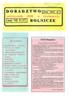 Doradztwo Rolnicze R. 4 (1993) nr 8 (57)
