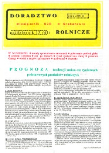 Doradztwo Rolnicze R. 4 (1993) nr 13 (62)