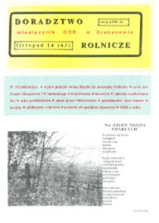 Doradztwo Rolnicze R. 4 (1993) nr 14 (63)