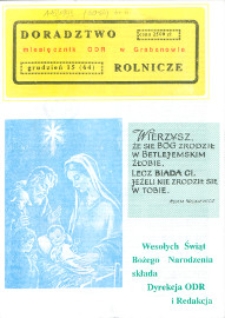 Doradztwo Rolnicze R. 4 (1993) nr 15 (64)