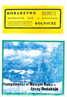 Doradztwo Rolnicze R. 5 (1994) nr 1 (65)