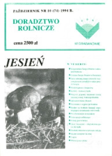 Doradztwo Rolnicze R. 5 (1994) nr 10 (74)