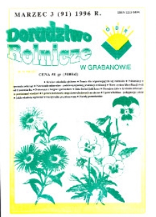 Doradztwo Rolnicze R. 7 (1996) nr 3 (91)