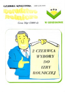 Doradztwo Rolnicze R. 7 (1996) nr 6 (94)