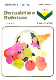 Doradztwo Rolnicze R. 8 (1997) nr 8 (108)