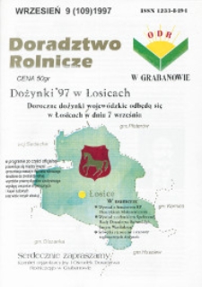 Doradztwo Rolnicze R. 8 (1997) nr 9 (109)