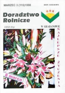 Doradztwo Rolnicze R. 9 (1998) nr 3 (115)