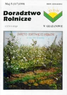 Doradztwo Rolnicze R. 9 (1998) nr 5 (117)