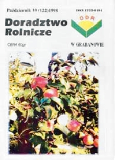 Doradztwo Rolnicze R. 9 (1998) nr 10 (122)