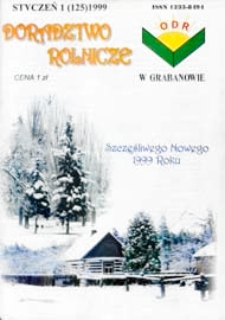Doradztwo Rolnicze R. 10 (1999) nr 1 (125)