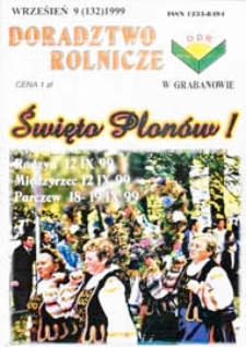 Doradztwo Rolnicze R. 10 (1999) nr 9 (132)