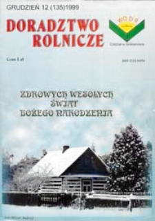 Doradztwo Rolnicze R. 10 (1999) nr 12 (135)