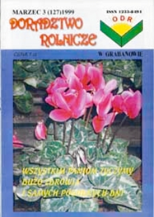 Doradztwo Rolnicze R. 10 (1999) nr 3 (127)