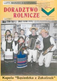 Doradztwo Rolnicze R. 11 (2000) nr 2-3 (137)