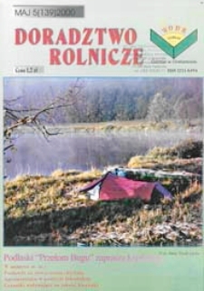 Doradztwo Rolnicze R. 11 (2000) nr 5 (139)