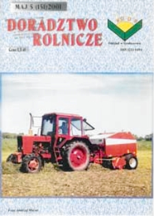 Doradztwo Rolnicze R. 12 (2001) nr 5 (151)