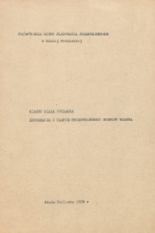Miasto Biała Podlaska : informacja o planie przestrzennego rozwoju miasta