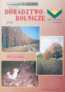 Doradztwo Rolnicze R. 12 (2001) nr 10 (156)