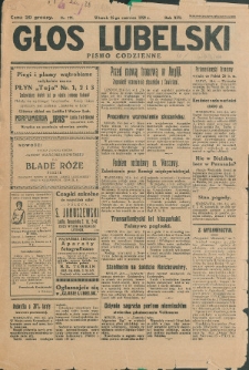 Głos Lubelski : pismo codzienne R. 16 (1929) nr 171