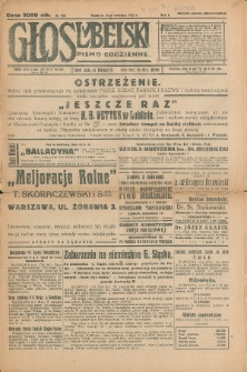 Głos Lubelski : pismo codzienne R. 10 (1923) nr 252