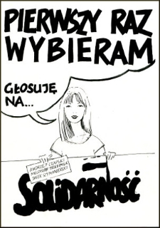 Ulotka wyborcza kandydatów do parlamentu : Andrzeja Czapskiego, Mieczysława Trochimiuka i Jacka Szymanderskiego