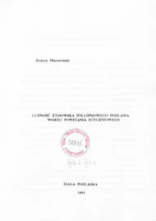 Ludność żydowska południowego Podlasia wobec powstania styczniowego