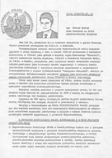 Ulotka wyborcza kandydata na posła Mariana Bujnika