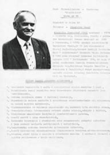 Ulotka wyborcza kandydata na posła Komitetu Wyborczego Ruchu Chrześcijańsko-Społecznego "Przymierze" w okręgu siedlecko-bialskopodlaskim - Stanisława Supła