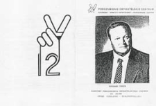 Ulotka wyborcza kandydata na posła Komitetu Wyborczego Porozumienie Obywatelskie Centrum w okręgu siedlecko-bialskopodlaskim - Ryszarda Turyka