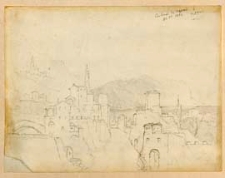 Panorama miasteczka Nervi na Riwierze Włoskiej